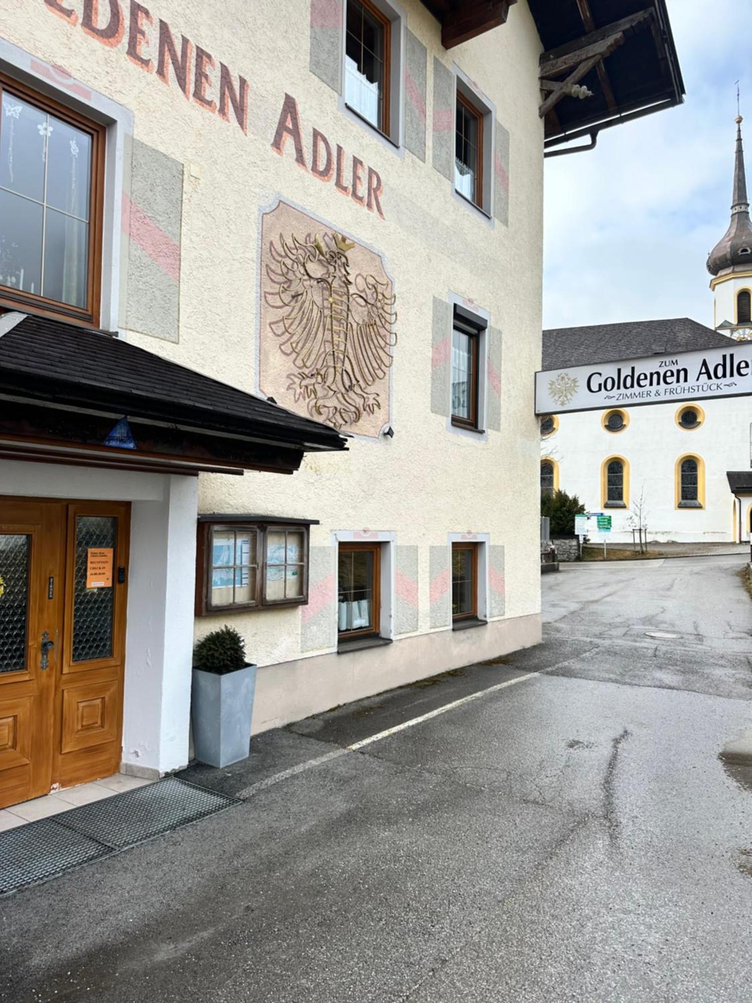 Goldener Adler Panzió Scharnitz Kültér fotó